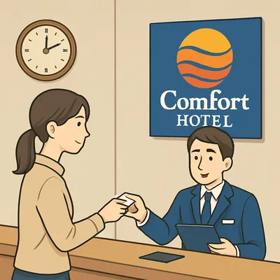 コンフォートホテル チェックアウト 時間は何時？10時と11時の違いを解説！