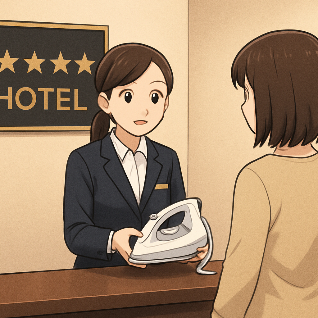 アパホテル アイロン貸し出しは無料？フロント手順と注意点5つ
