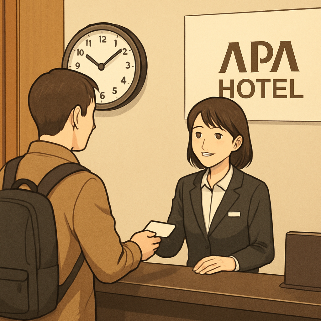 アパホテル チェックアウト 延長料金は1時間いくら？最大14時までの目安と注意点