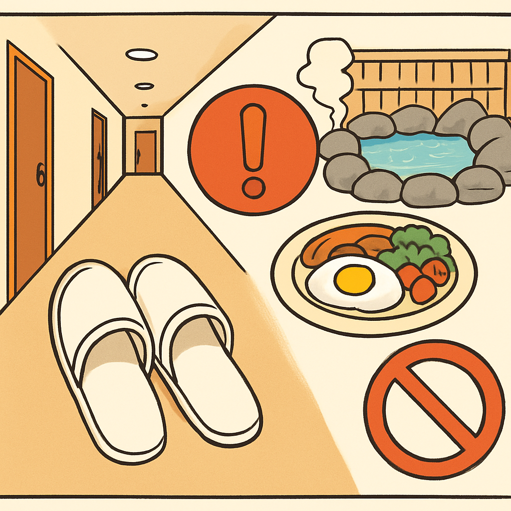 スーパーホテル スリッパ 館内はどこまでOK？大浴場・朝食・館外NGを7つで解説！