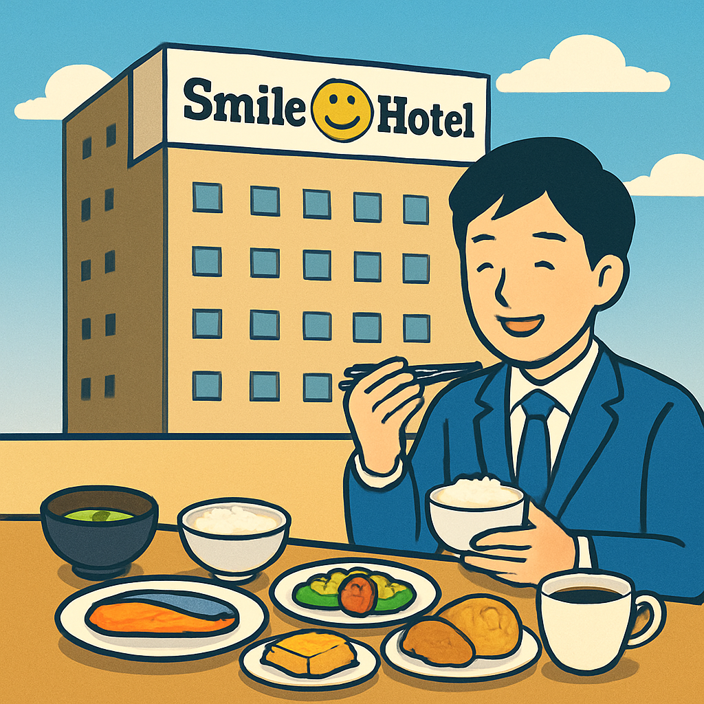 スマイルホテル新大阪 朝食は1,200円?営業時間と内容を7項目で解説